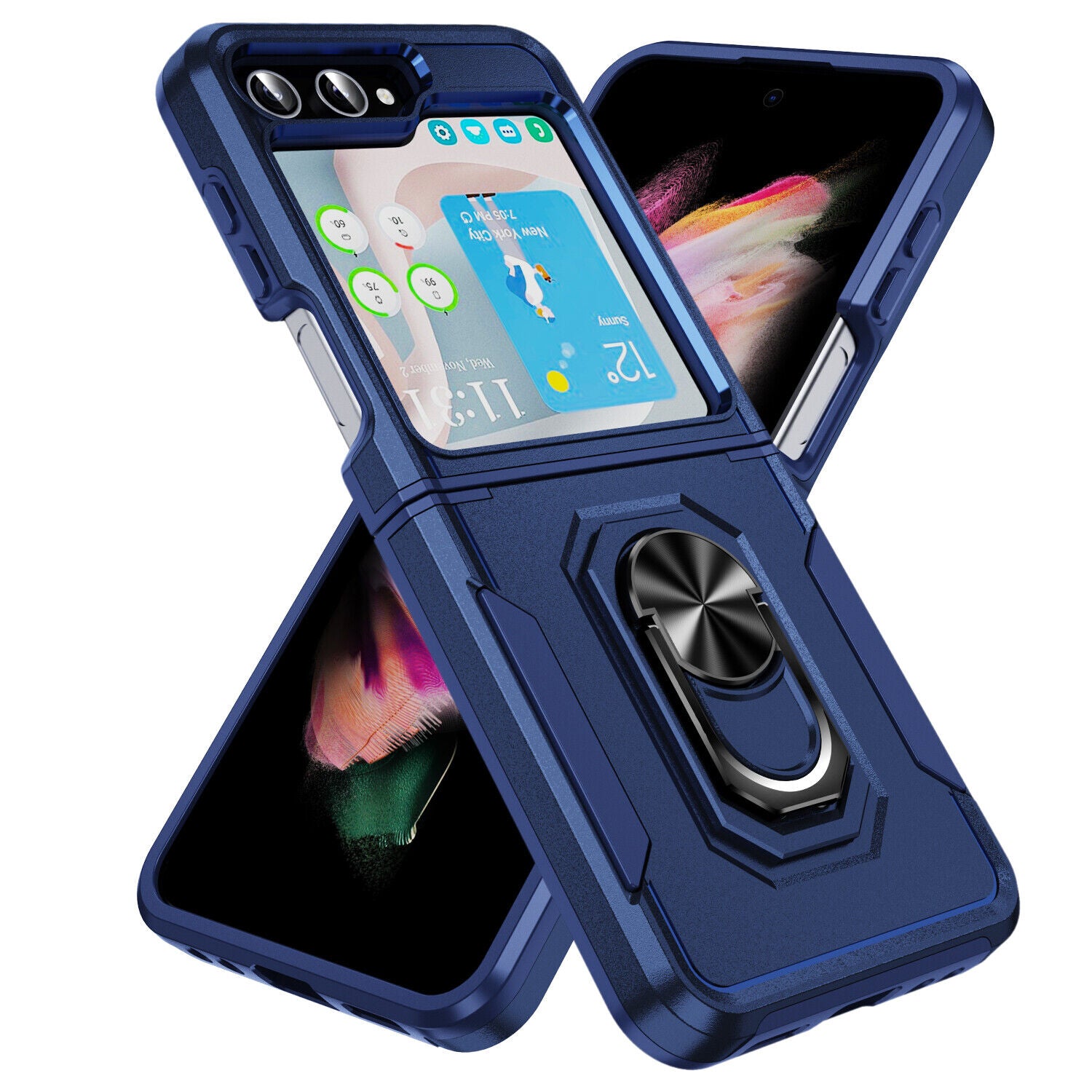 Coque robuste avec anneau pour Samsung Galaxy Z Flip 6 5G Coque robuste avec anneau pour Samsung Galaxy Z Flip 6 5G